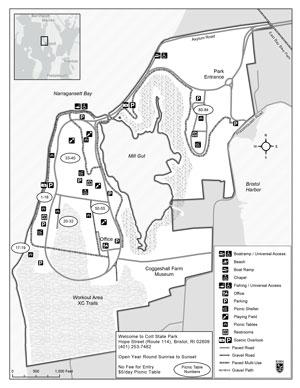Colt State Park Map