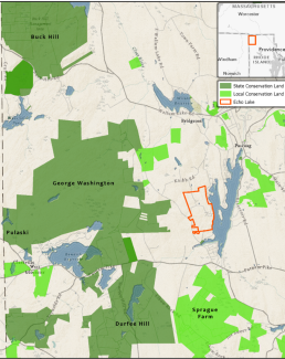 Map of Echo Lake