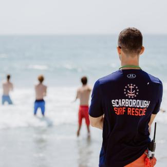 Lifeguard Certification Tests at Scarborough State Beach