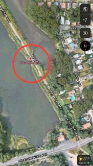 Aerial map of construction work