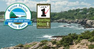 First Day Hike 2023 at Fort Wetherill State Park