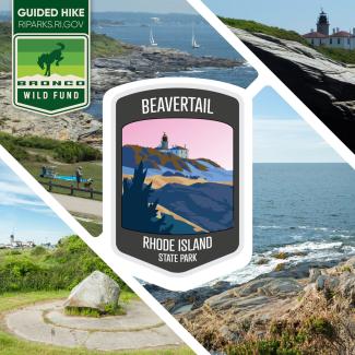 Guided Hike graphic for Beavertail State Park